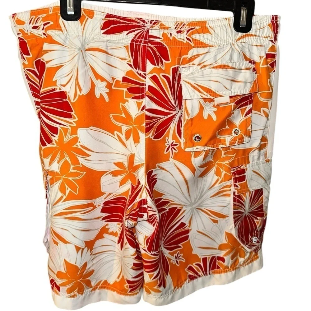 Mossimo Men’s Vintage Tropical Floral Cargo Board Shorts - Size S